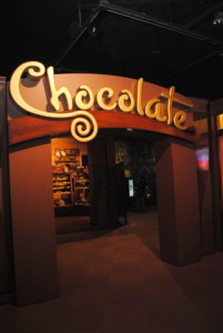 chocolate sign