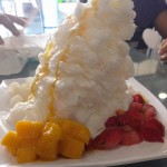 shaved snow